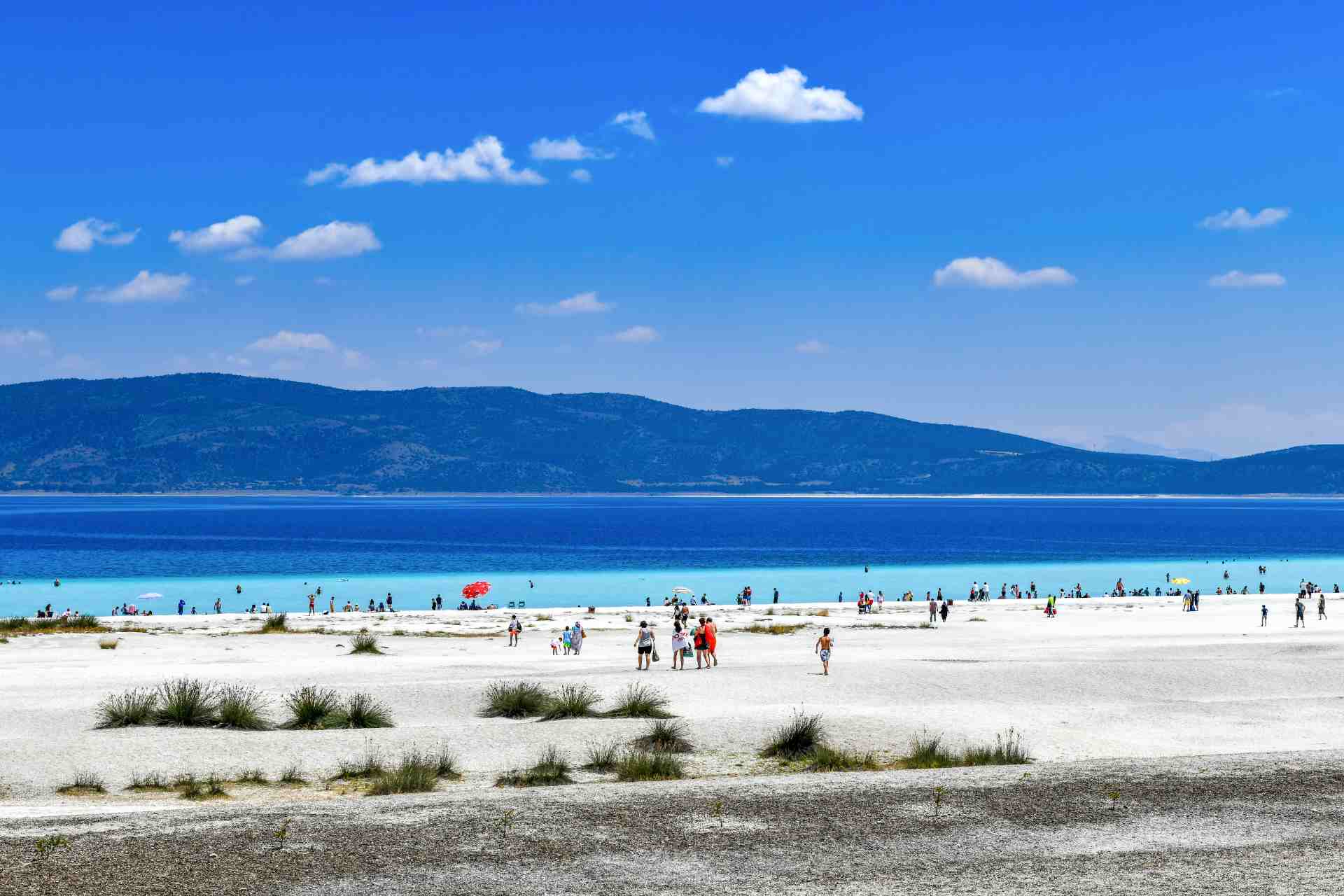 Widok na Jezioro Salda w Turcji 